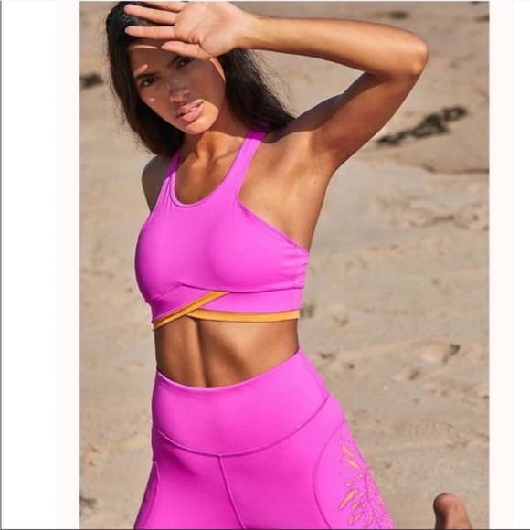 Free People Other - FREE PEOPLE MOVEMENT Palm Springs Bra In Living Magenta.